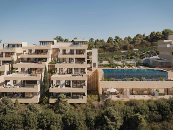Soleil Marbella – Nowoczesne apartamenty z widokiem na morze na Costa del Sol w – Renders Exterior zona comun diurna 17 | Le Mand Nieruchomości